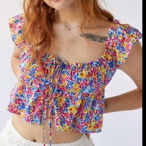 For Love and Lemons floral top